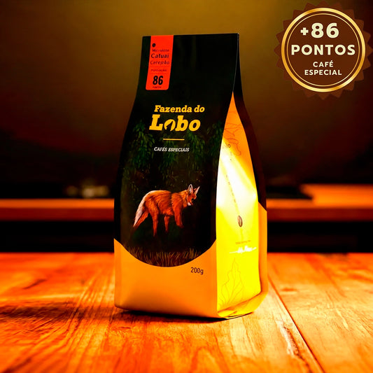 Café Especial +86 Pts Fazenda Do Lobo 250g Sul De Minas Gerais