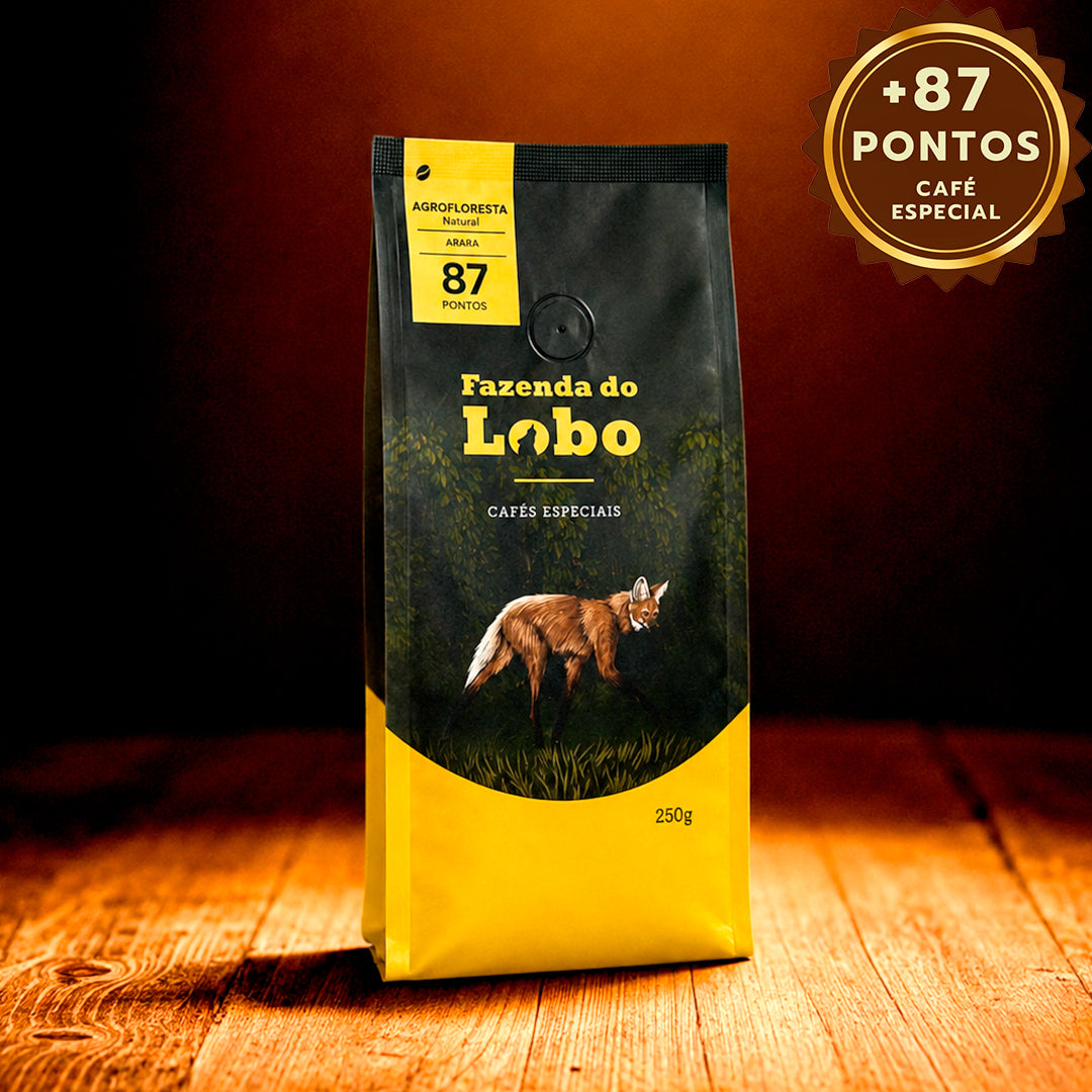 Café Especial +87 Pts Fazenda Do Lobo 250g Sul De Minas Gerais