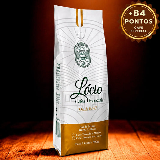 Café Especial +84 Pts Lócio 500g Em Grãos Sul de Minas