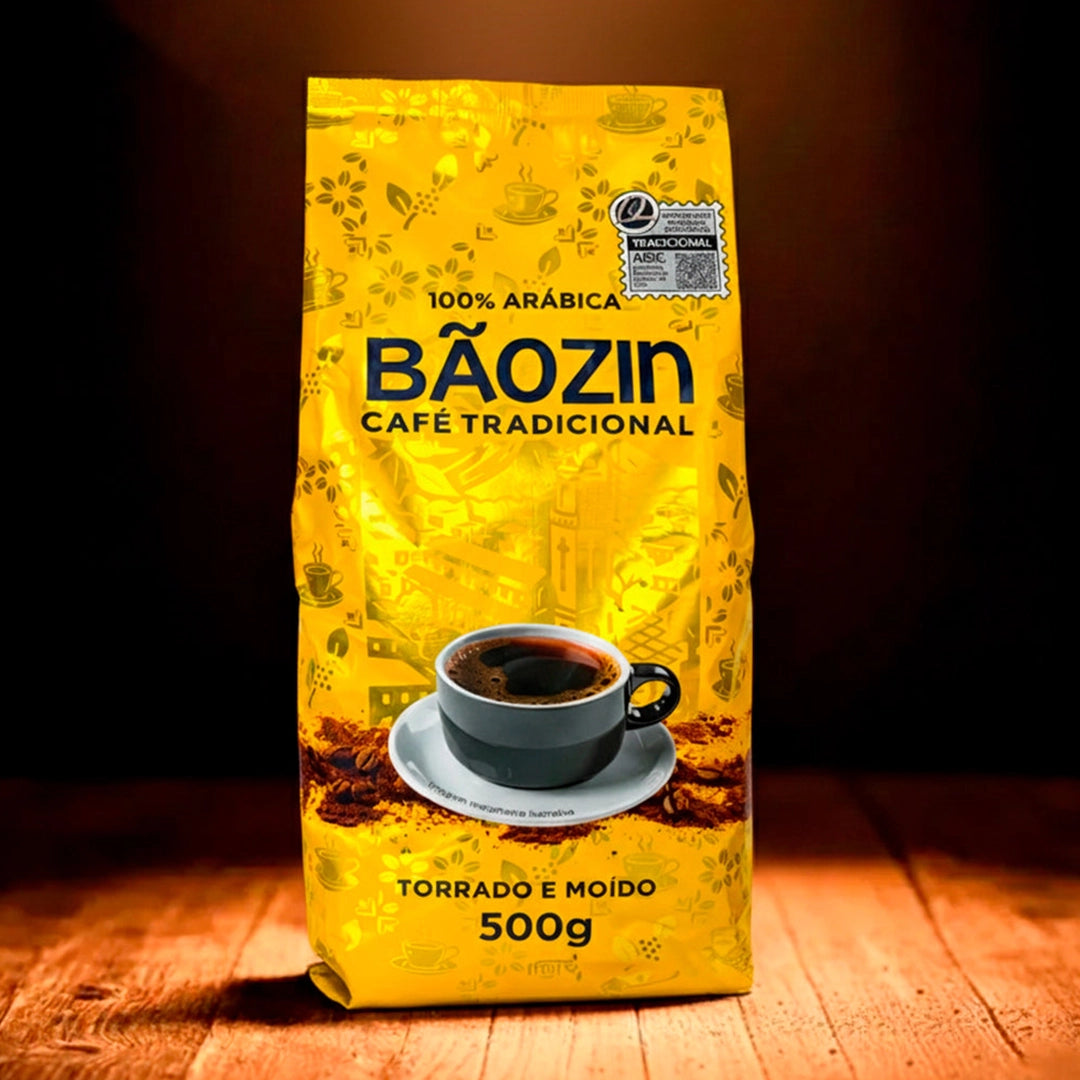 Café Tradicional Bãozin 500g Moído Sul De Minas Gerais