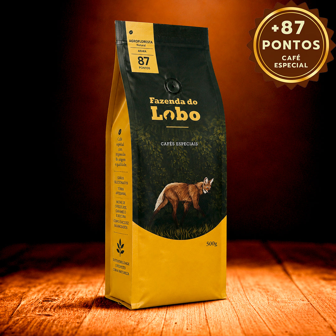 Café Especial +87 Pts Fazenda Do Lobo 500g Sul De Minas Gerais