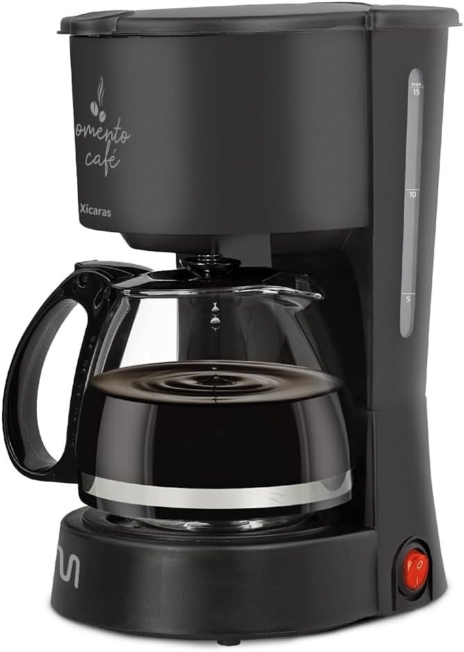 Cafeteira Elétrica 15 Xícaras 600ml com Jarra de Vidro e Filtro Reutilizável GO035