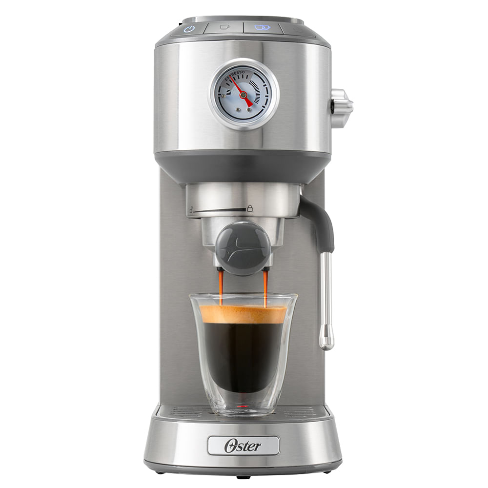 Maquina de Café Manual Espresso Oster Compacta Perfect Brew