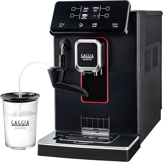 Cafeteira Maquina Gaggia Expresso Italiana Automática Magenta Milk com Moedor