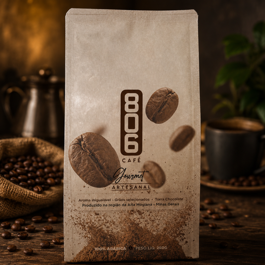 Café Gourmet Artesanal 250g moído 806Café