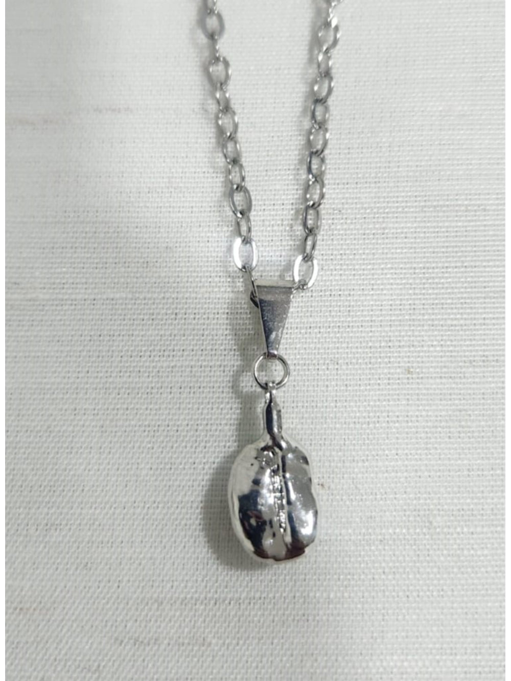 PINGENTE OURO BRANCO GRÃO BOURBON