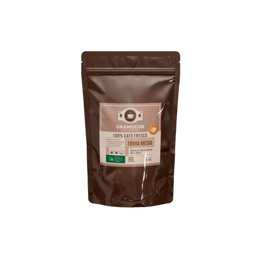 Grandeur Cafe Gourmet Torra Media 100% Arabica 250g Regiao Matas de Minas Notas Sensoriais Chocolate Mel Avela