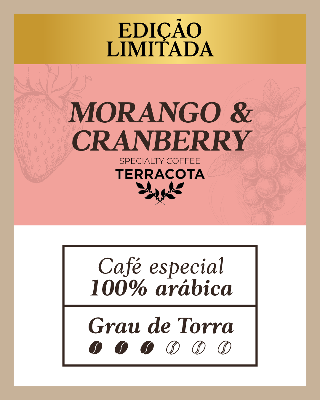 Café Especial Cranberry e Morango 250g Doko Cafés