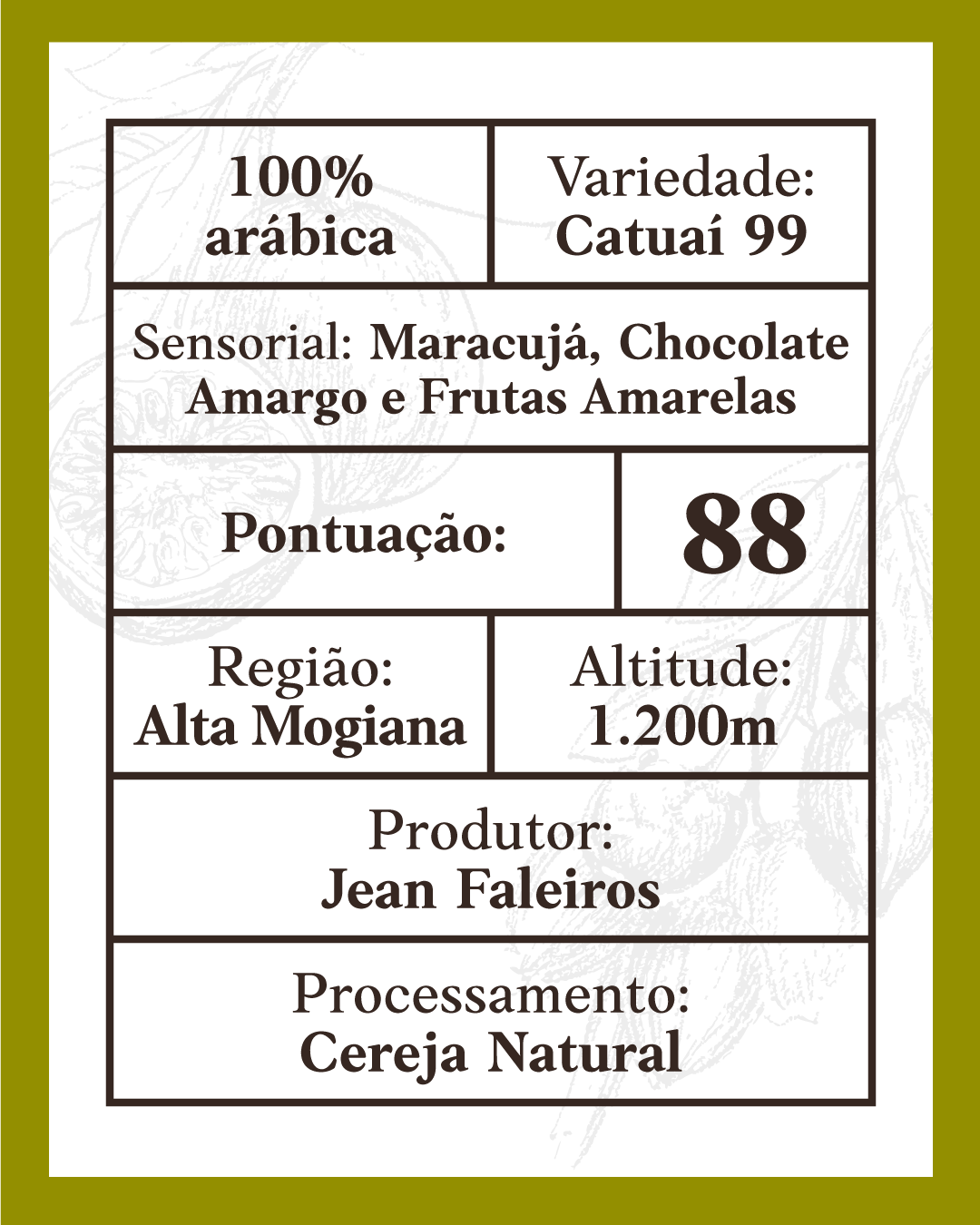 Café Especial Maracujá e Frutas Amarelas Doko Cafés