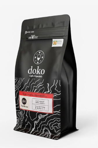 Café Especial Morango e Framboesa Doko Cafés