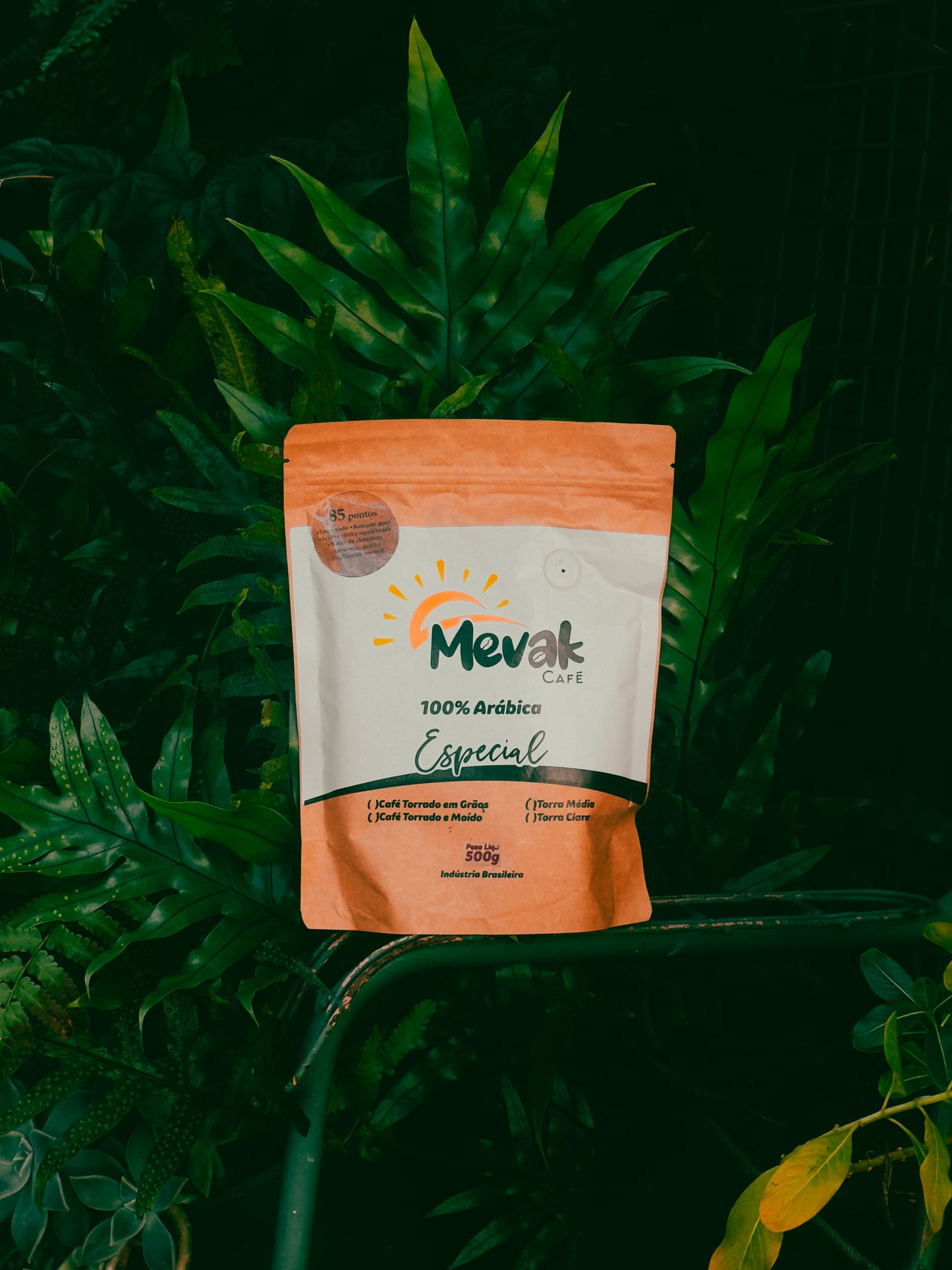 Mevak Café Especial 85 pontos 500g torrado 100 % Arábica