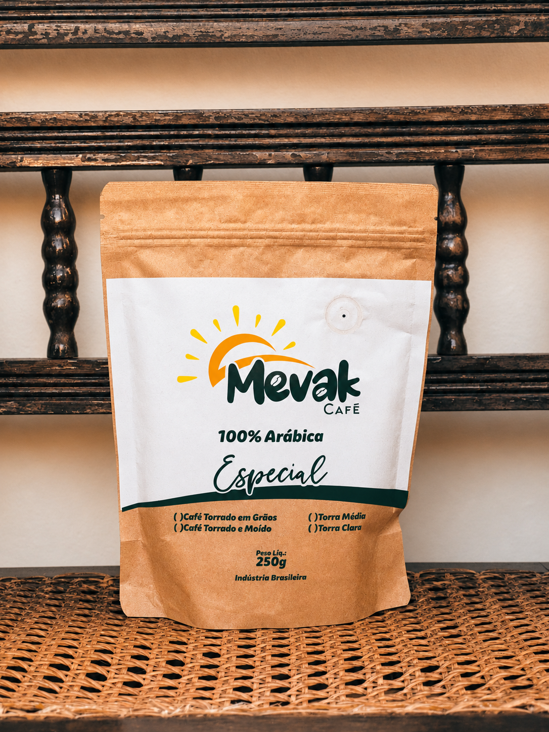 Mevak Café Especial • Microlote Mundo Novo • 100% Arábica • 250 g