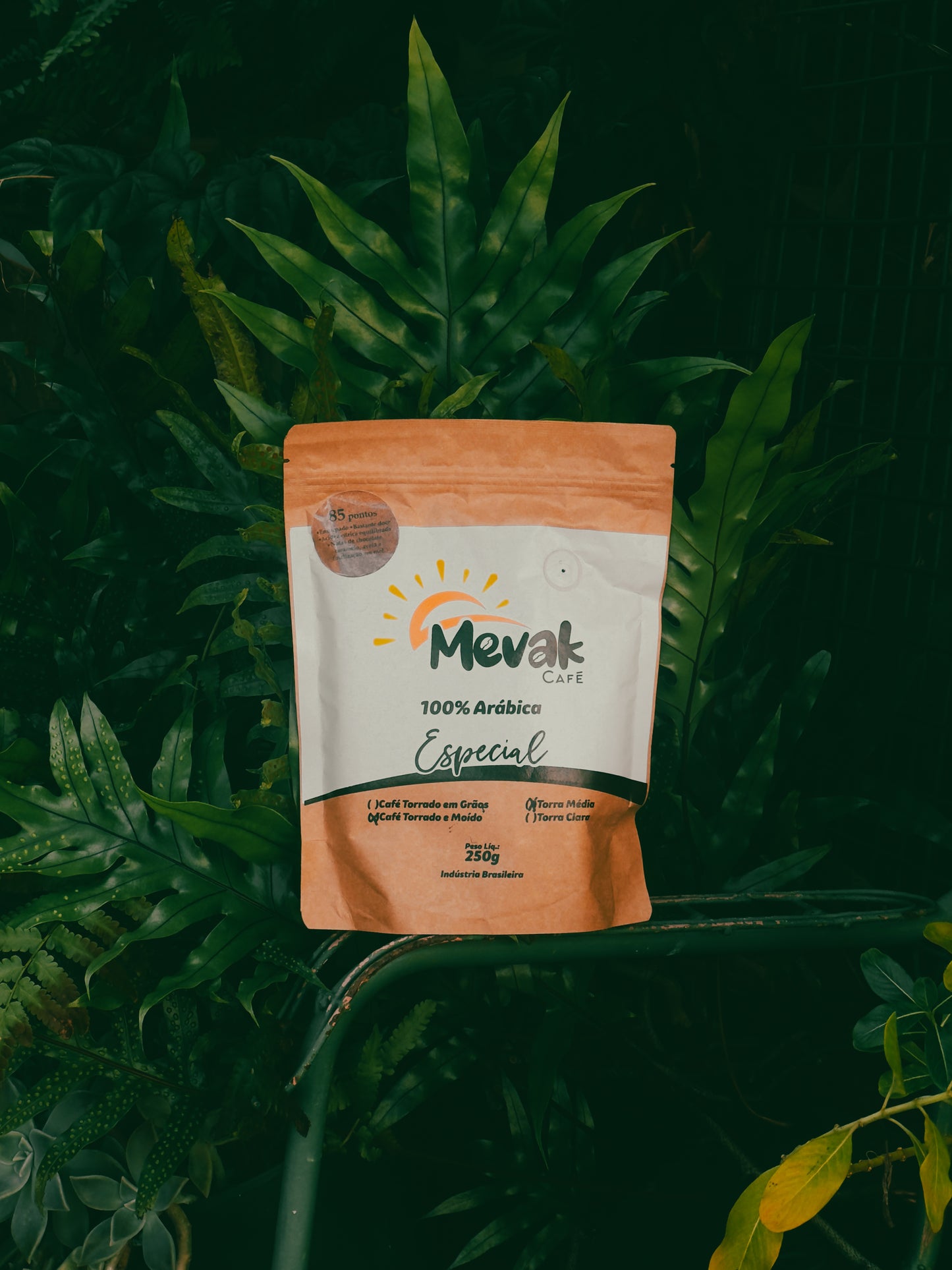 Café Especial 85 pontos 250g torrado e moido 100% Arábica