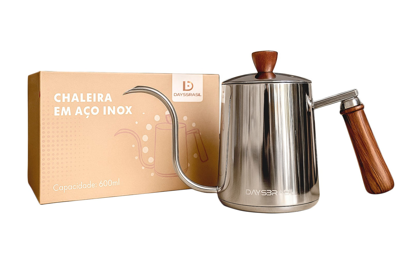 Chaleira Bico de Ganso 600 ml DaysBrasil