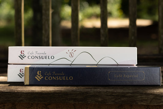 Kit Cápsulas de Café Fazenda Consuelo 3 caixas com 10 unidades cada