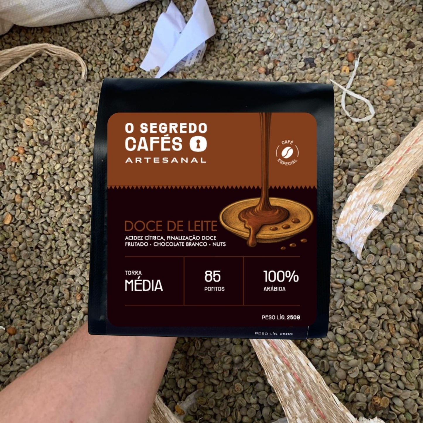 Café Especial Doce de Leite O Segredo Cafés 250g