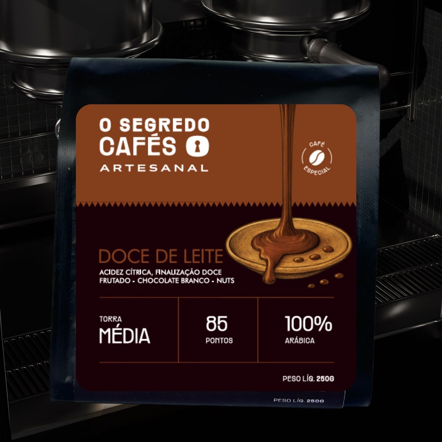 Café Especial Doce de Leite O Segredo Cafés 250g