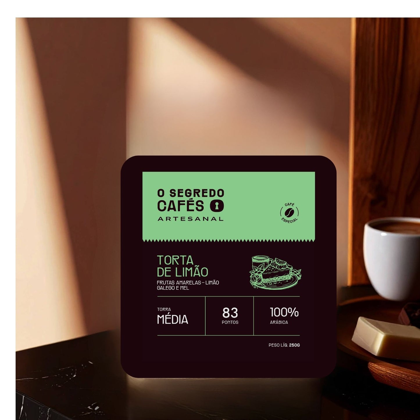 Café Especial  Torta de Limão
