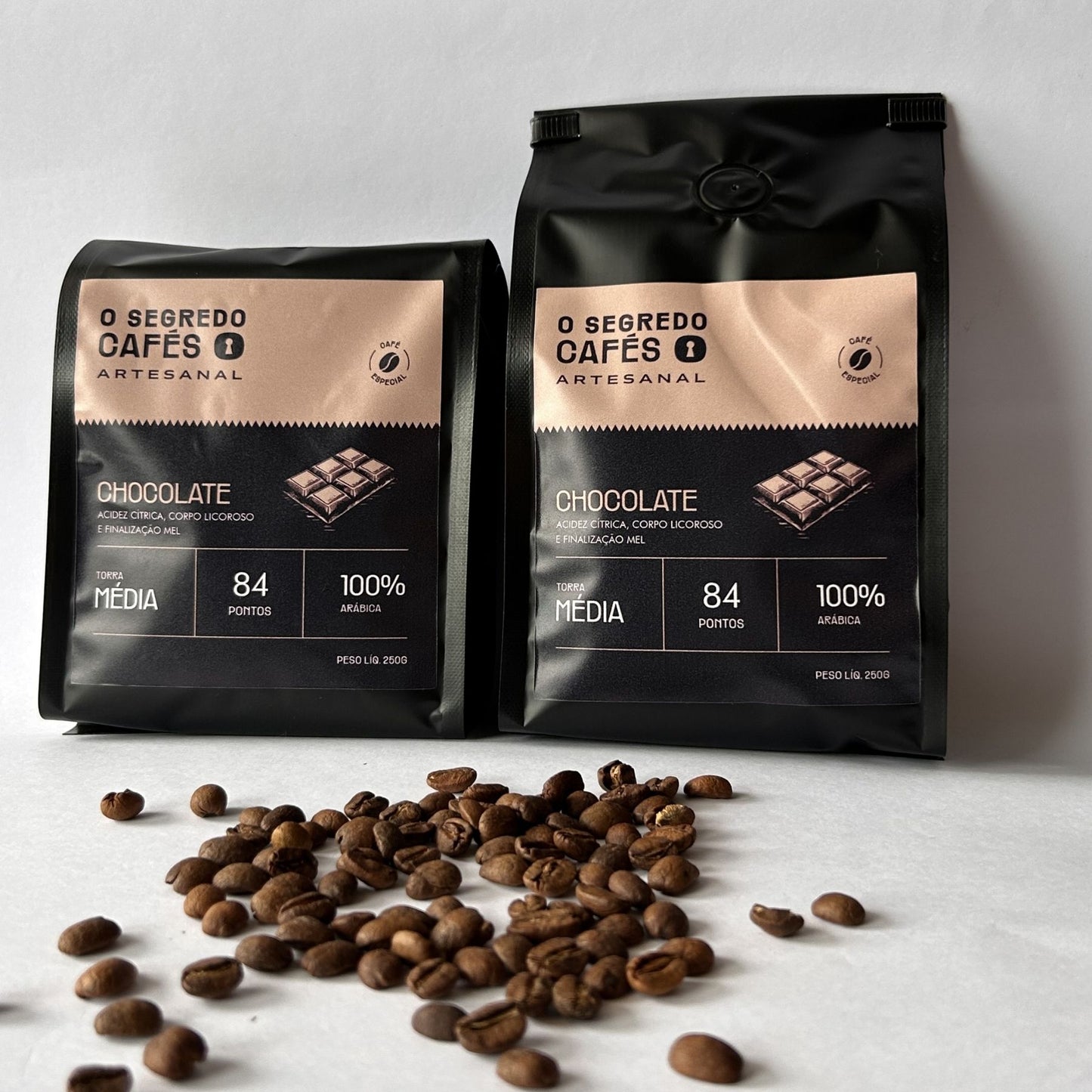 Café Especial Chocolate 70 Vinhoso, Cítrico e Frutado O Segredo Cafés 250g
