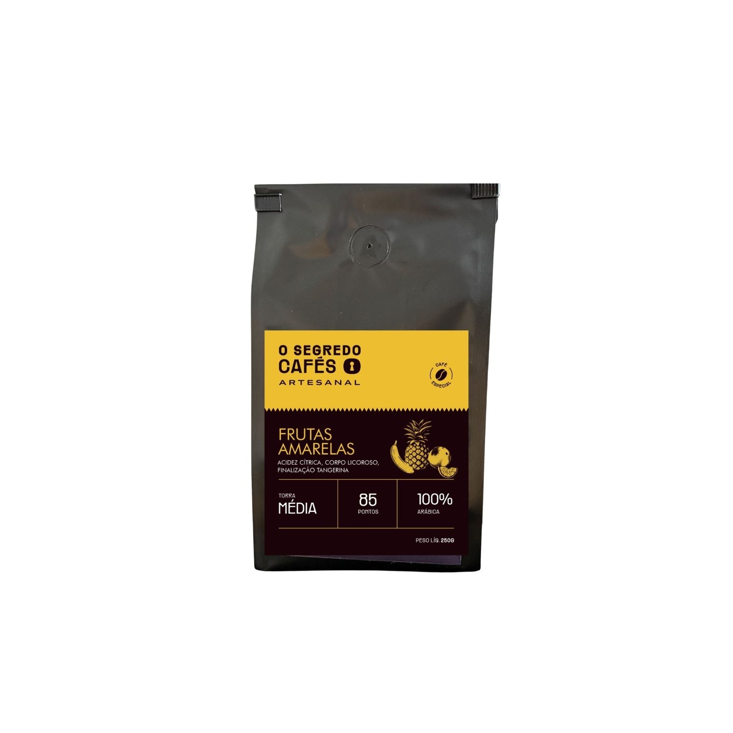 Café Especial Frutas Amarelas O Segredo Cafés 250g