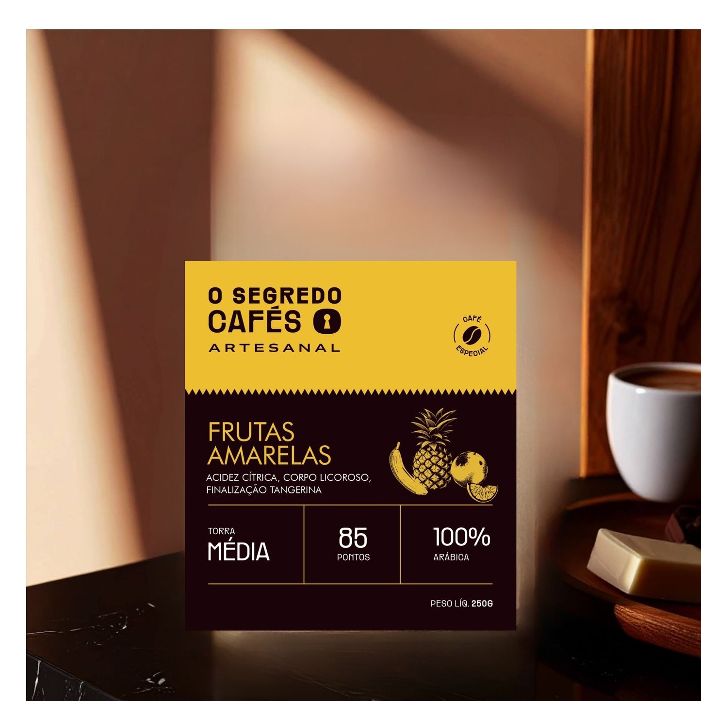 Café Especial Frutas Amarelas O Segredo Cafés 250g