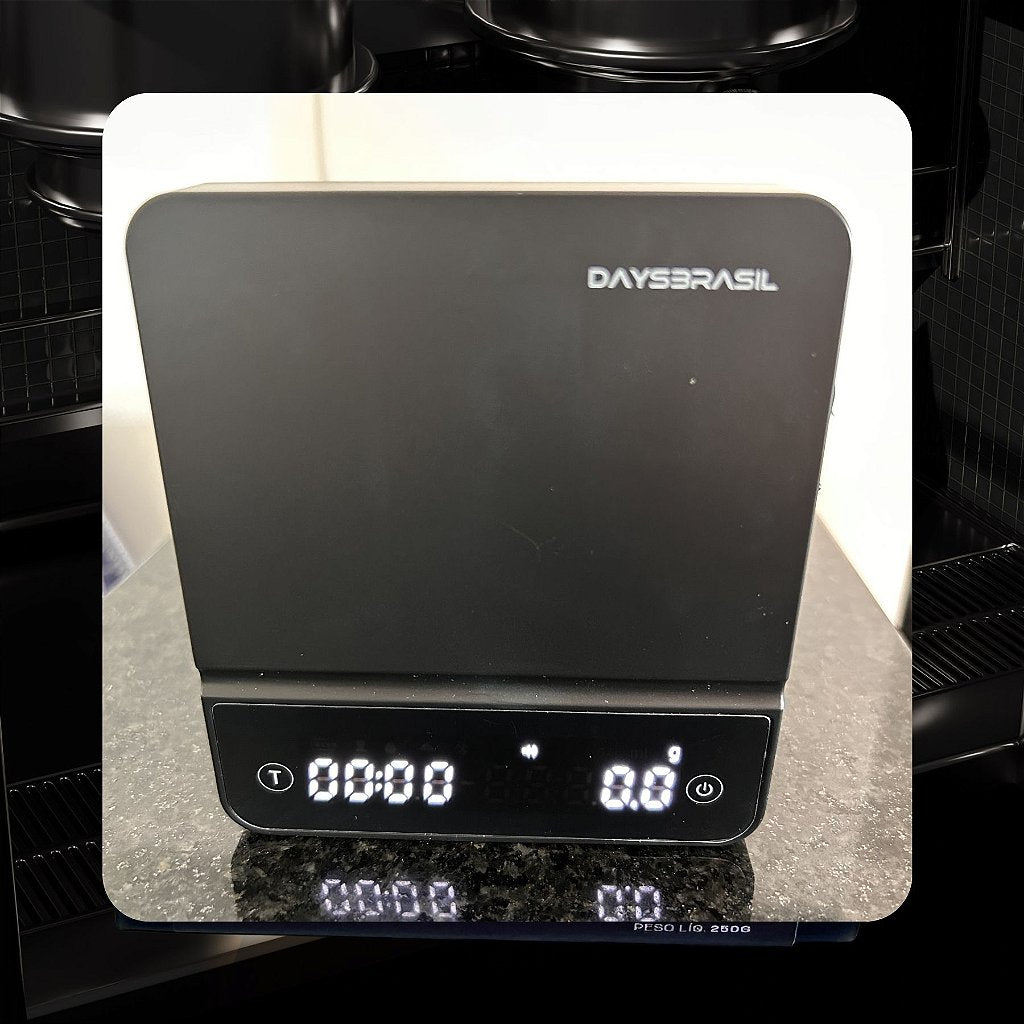 Balança digital de alta precisão para café com temporizador