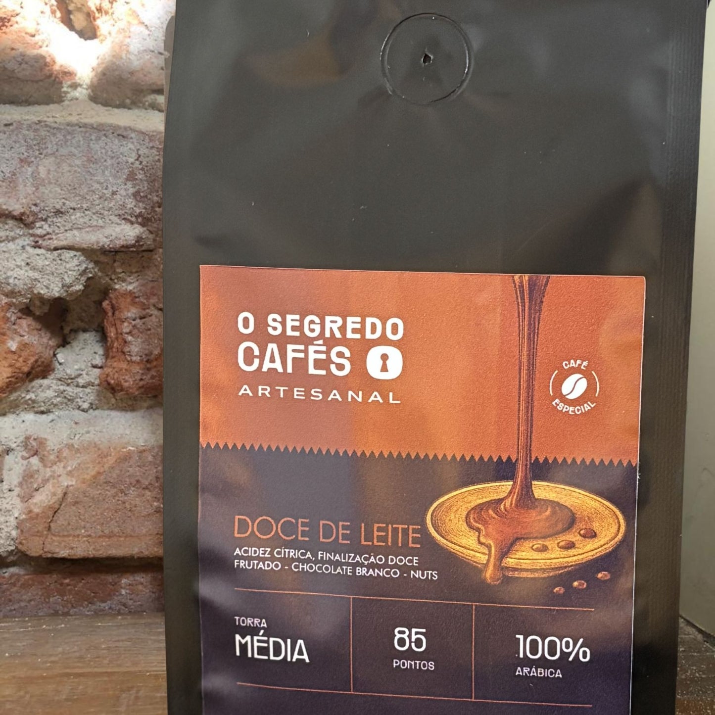 Café Especial Doce de Leite O Segredo Cafés 250g