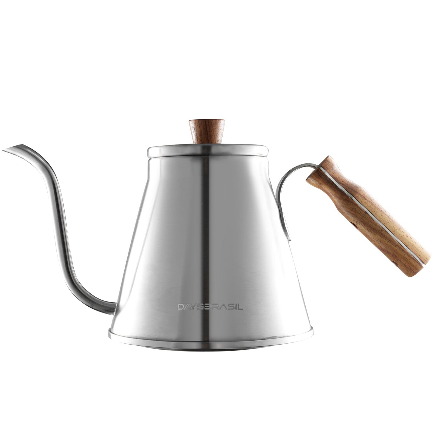 Chaleira Bico de Ganso em Aço Inox polido 1200ml