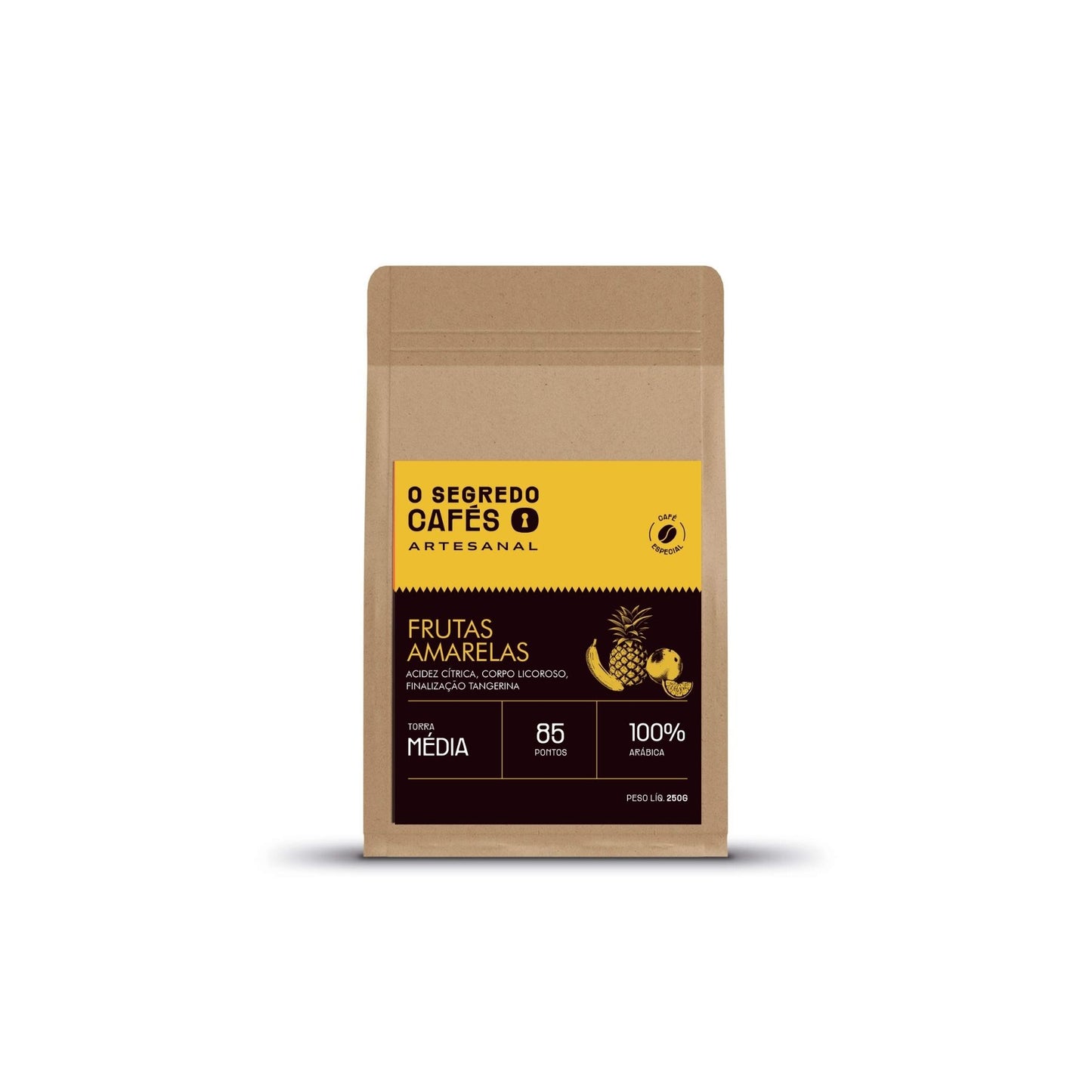 Café Especial Frutas Amarelas O Segredo Cafés 250g