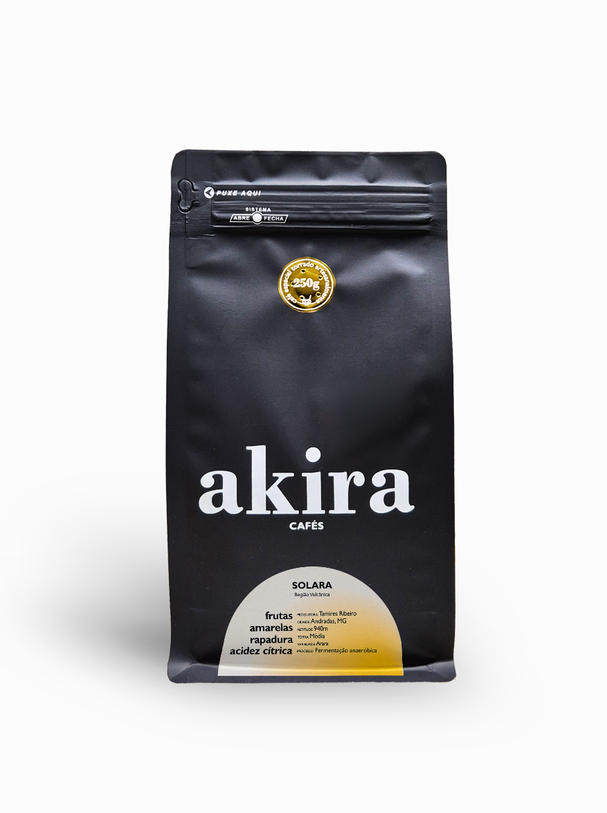 Café especial Solara 250g em grãos Akira Cafés