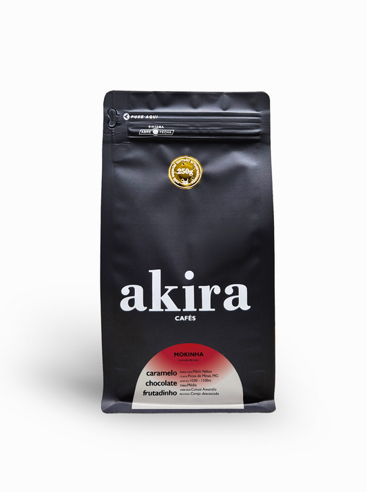 Café especial Mokinha 250g em grãos Akira Cafés