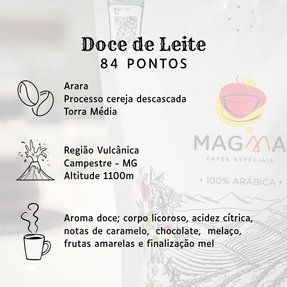 Café especial DOCE DE LEITE GRÃOS 250g 100% Arábica