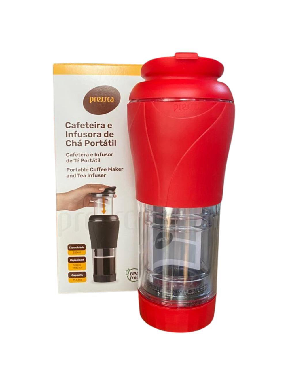 Cafeteira e Infusora De Chá Portátil