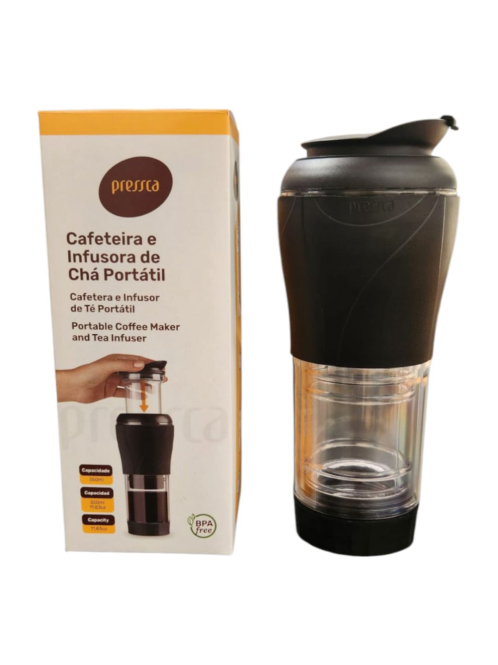 Kit Café Especial Magma + Cafetira Portátil Pressca + Balança Dose Certa