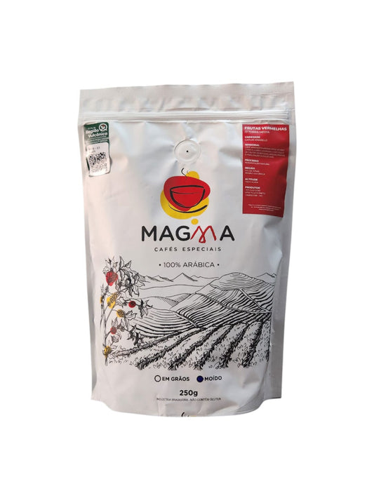 Café Especial Magma Frutas Vermelhas MOÍDO - 250g - 100% Arábica