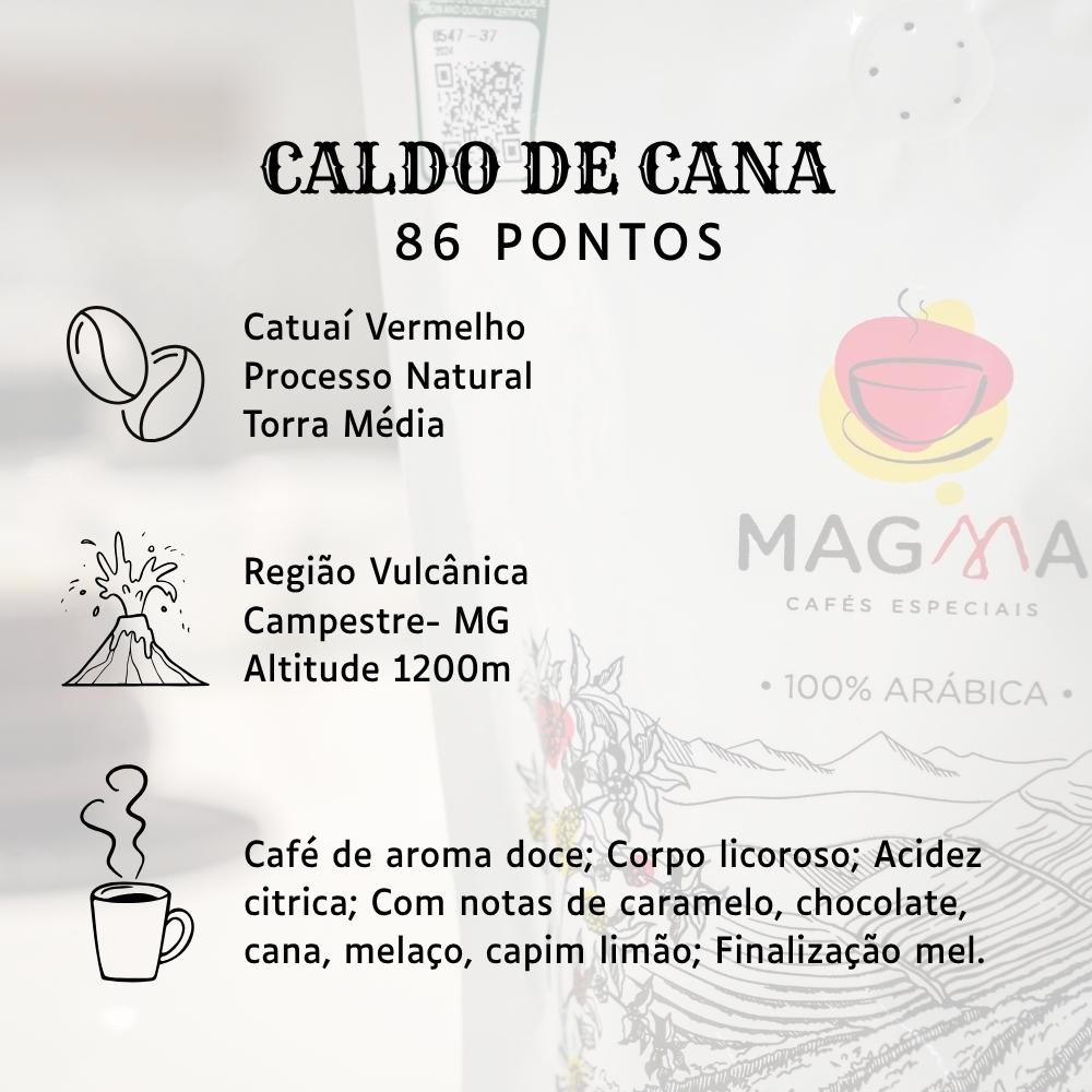 Café Especial Magma Caldo de Cana Moído 250g 100% Arábica