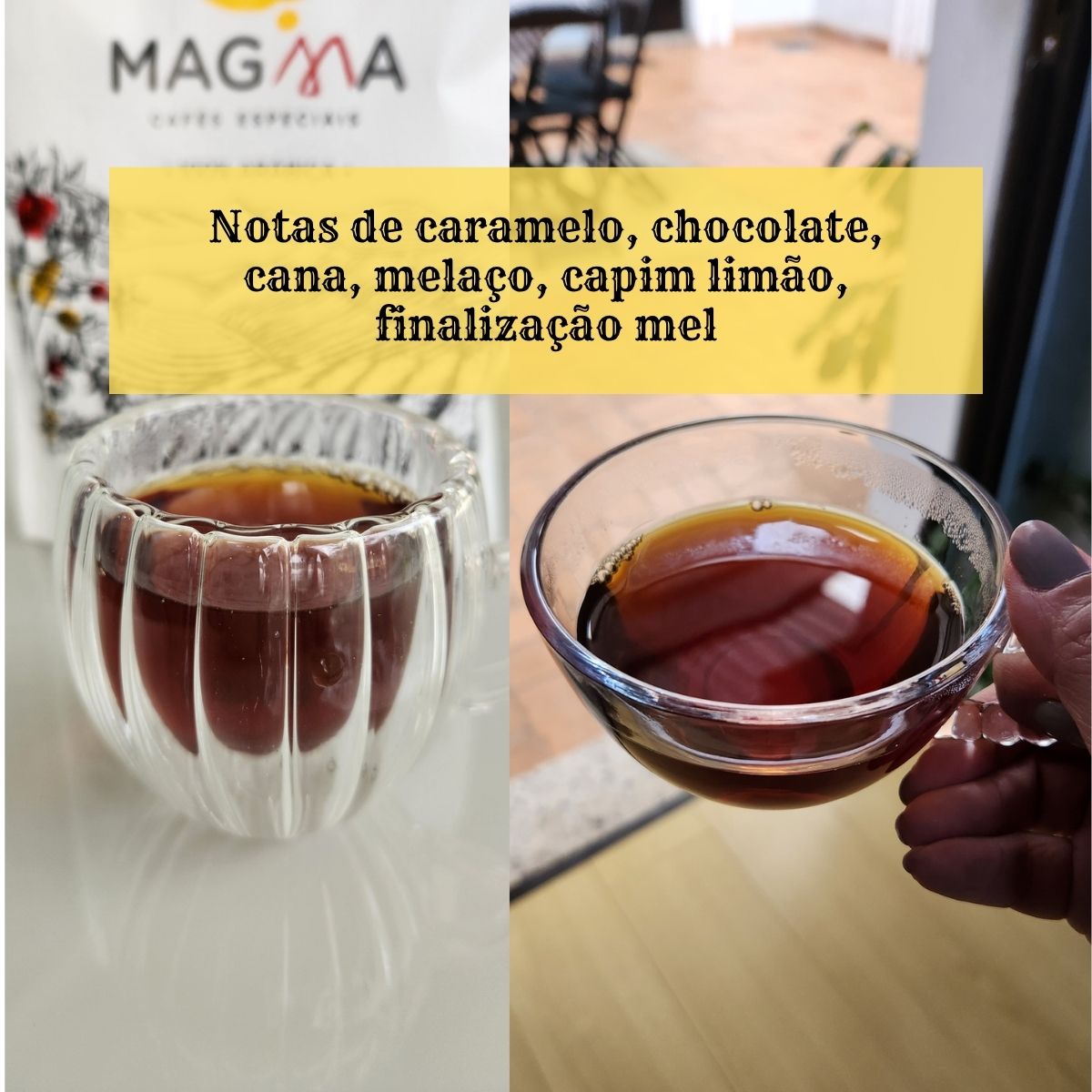 Café Especial Magma Caldo de Cana Moído 250g 100% Arábica