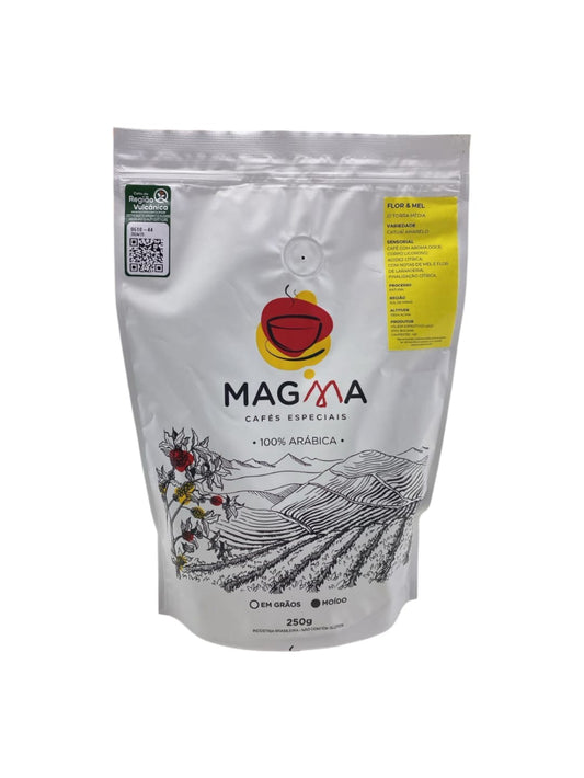 Café Especial Magma Flor & Mel MOÍDO - 250g - 100% Arábica