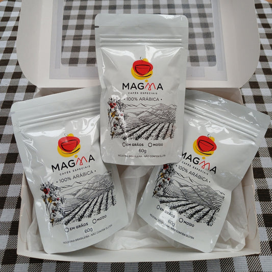 Kit Degustação de Cafés Especiais em Grãos