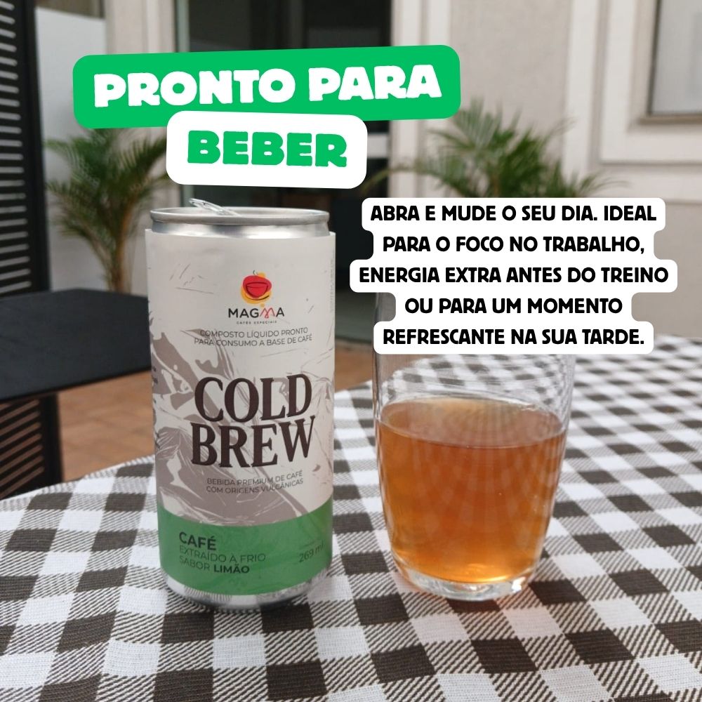 Cold Brew Magma Cafés sabor Limão