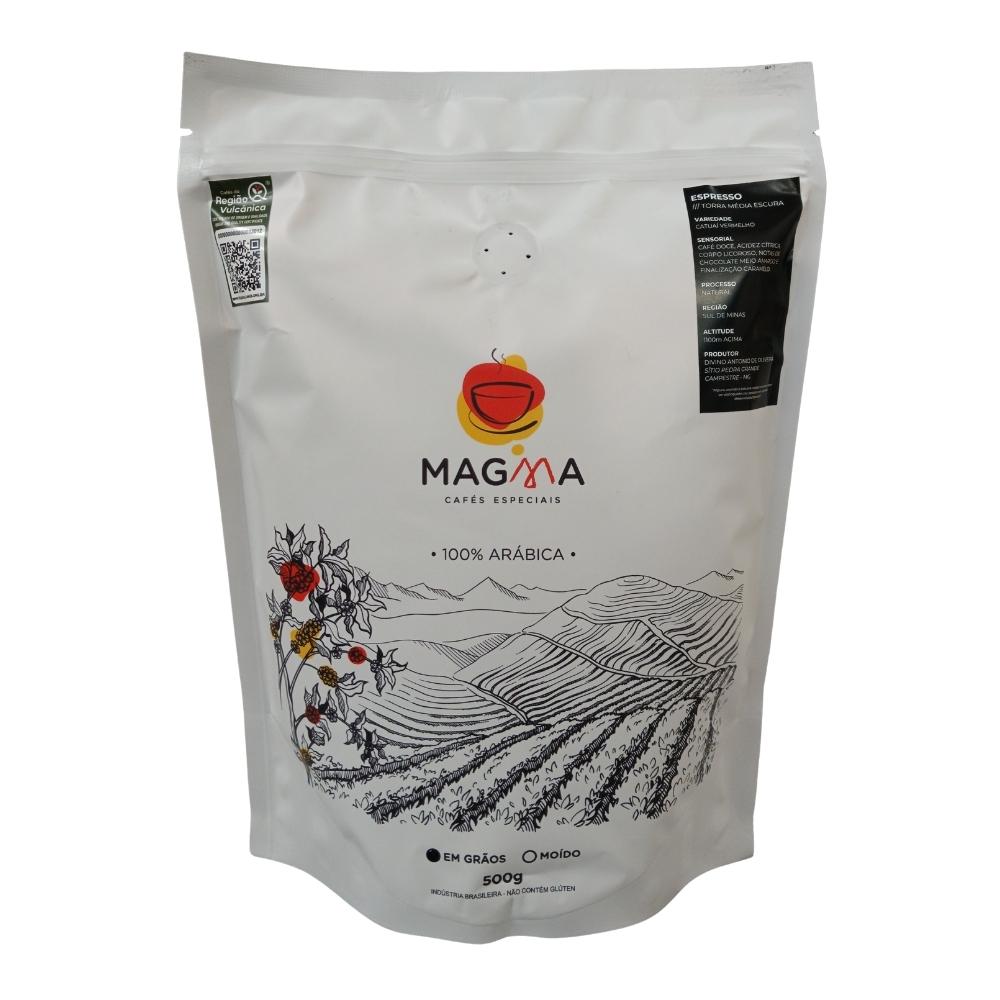Café Especial Magma Espresso GRÃOS 500g 100% Arábica
