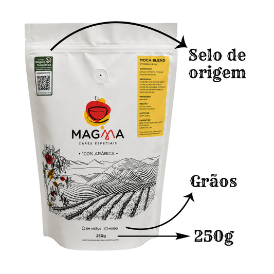Café Especial Moca Blend em Grãos 250g