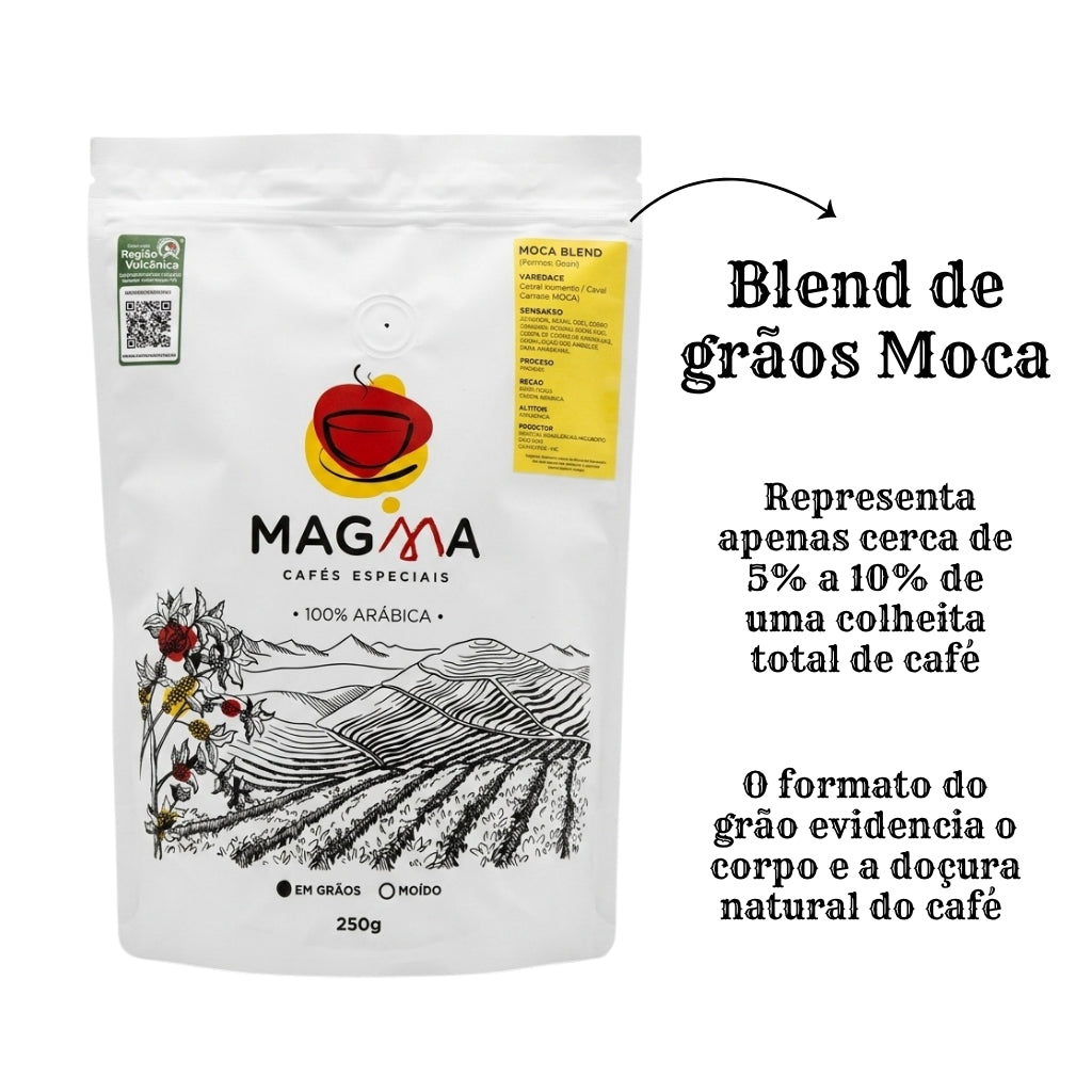 Café Especial Moca Blend em Grãos 250g