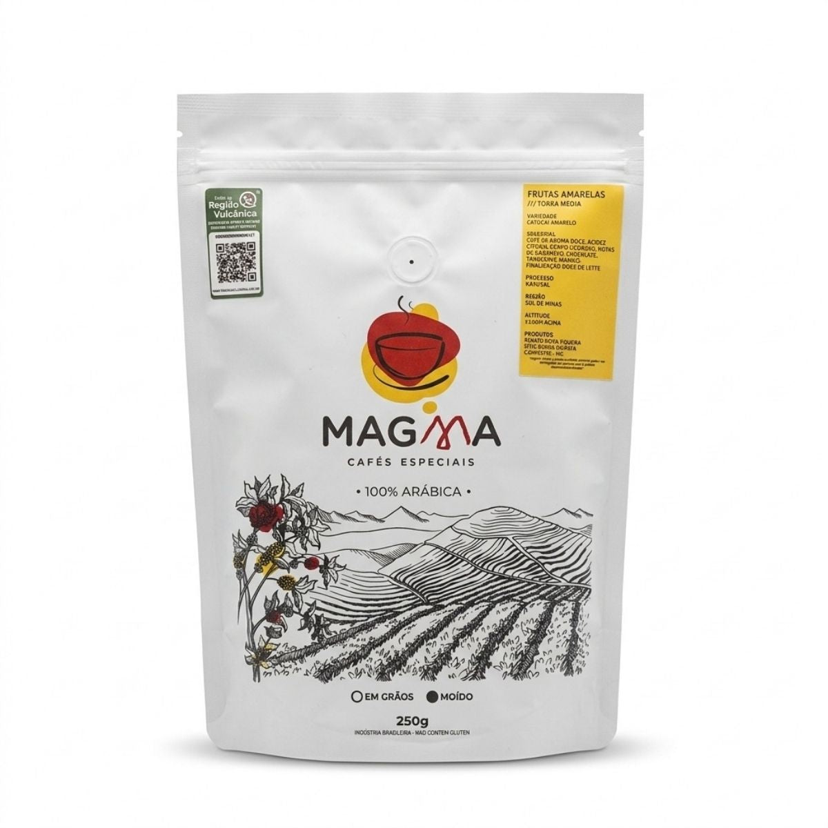 Café Especial Frutas Amarelas Moído 250g | 85,5 Pontos 100% Arábica