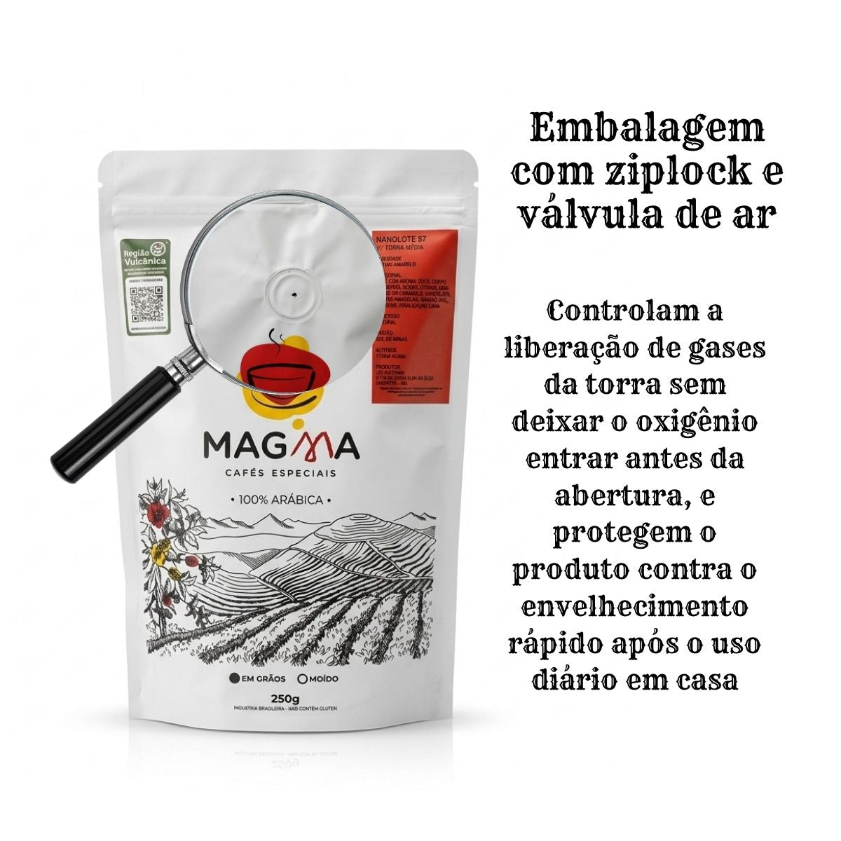 Café Especial Nanolote 87 Pontos em Grãos 250g 100% Arábica