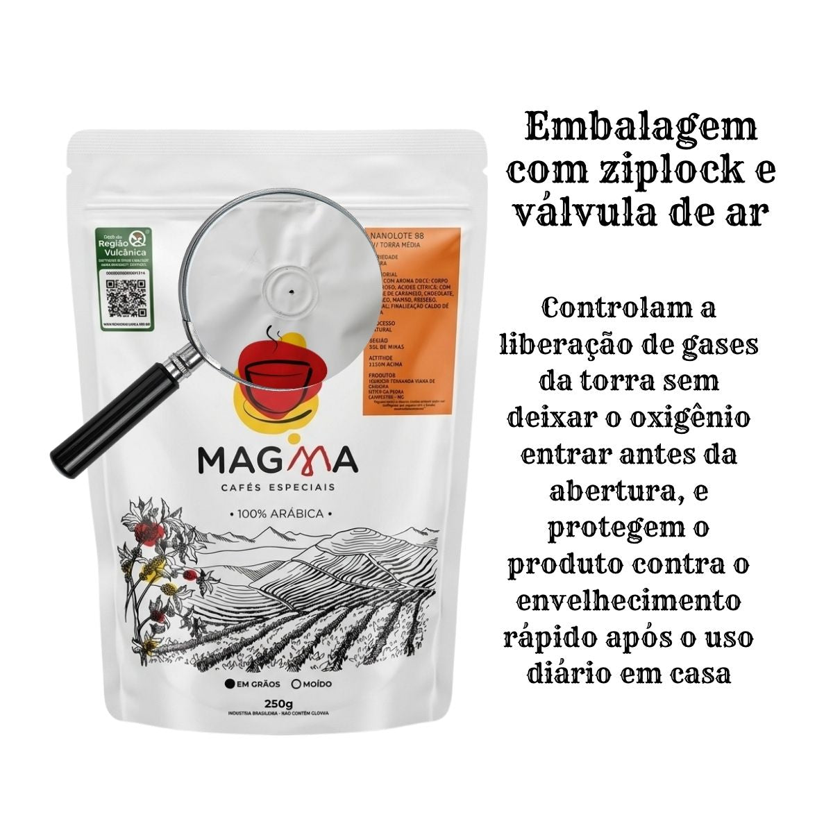 Café Especial Nanolote 88 Pontos em Grãos 250g 100% Arábica
