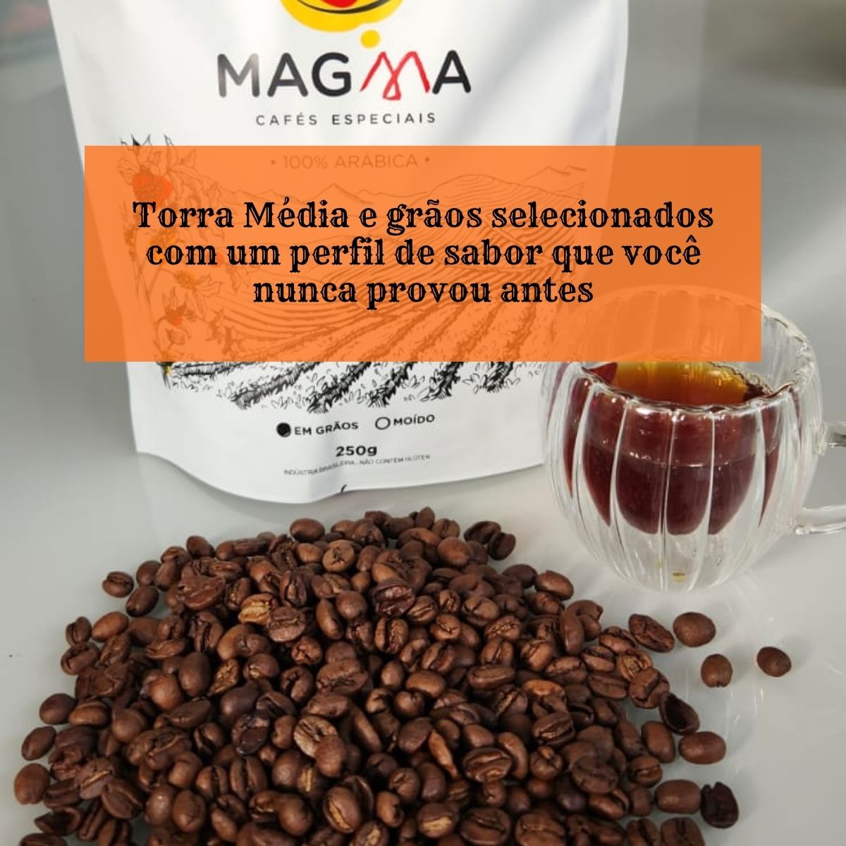 Café Especial Nanolote 88 Pontos em Grãos 250g 100% Arábica