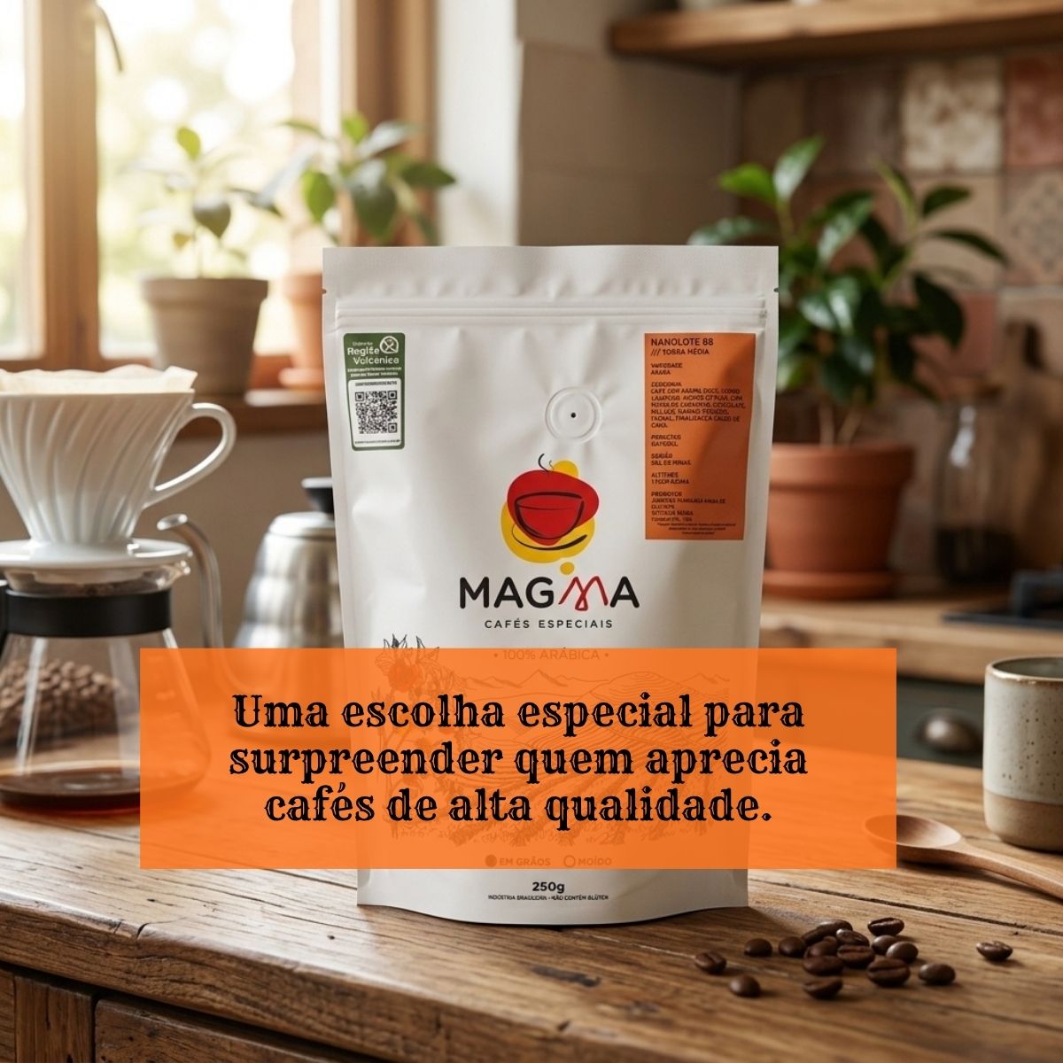 Café Especial Nanolote 88 Pontos Moído | 250g 100% Arábica