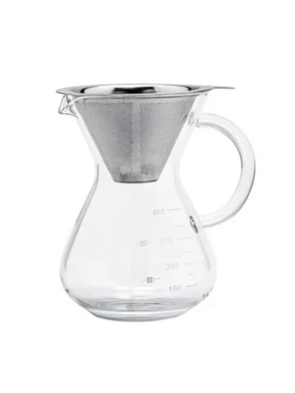 Passador de Café com Filtro em Inox 400ml