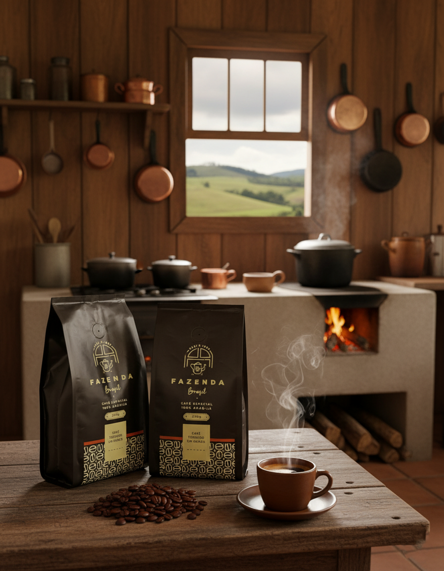 Café Especial +84 Pts Fazenda Brasil 250g Sul de Minas
